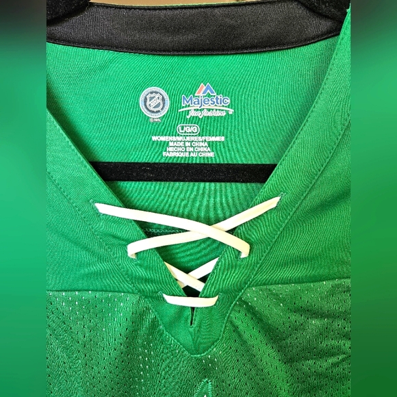 NHL Dallas Stars ๐ V Neck Fashion Jersey, Size:L, Green - Picture 5 of 5